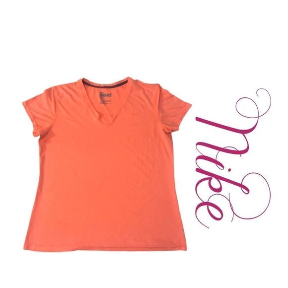 Nike Dri-Fit Athletic Orange Short Sleeve Tee Shirt XL - Picture 1 of 5